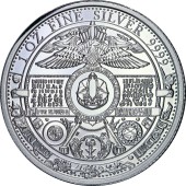 Серебряная монета 1oz Искусственный Интеллект 5000 франков КФА 2023 Чад