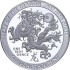 Срібний раунд 1oz Рік Дракона США