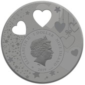 Серебряная монета 1oz Я уже здесь! 1 доллар 2019 Ниуэ (цветная)