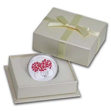 Срібна монета Два лебеді 500 франків КФА 2019 Камерун