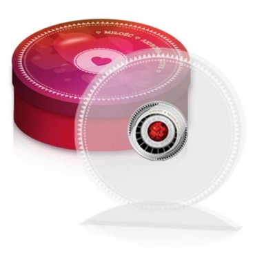 Срібна монета Світ твоєї душі Любов 1 долар 2015 Ніуе