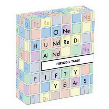 Срібна монета 1oz Періодична таблиця 150-та річниця 1 долар 2019 Тувалу (кольорова)