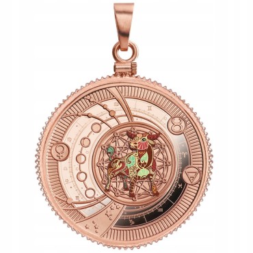 Срібна монета Телець 500 франків КФА 2018, 2021 Камерун (позолочена)