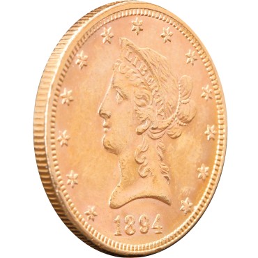 Золота монета 10 доларів 1894 США