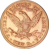 Золотая монета 10 долларов 1899 США