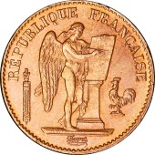 Золота монета 20 франків 1895 Франція