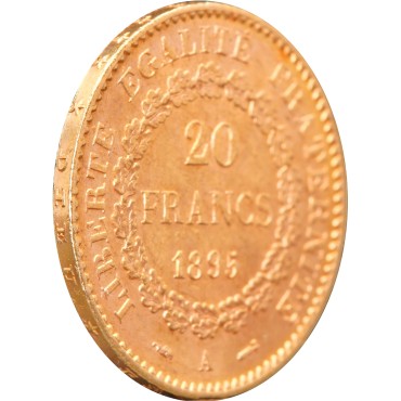 Золота монета 20 франків 1895 Франція