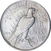 Срібна монета Мирний Долар 1 долар 1924 США