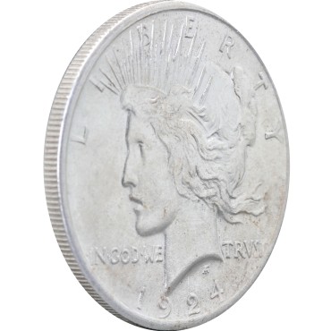 Серебряная монета Мирный Доллар 1 доллар 1924 США