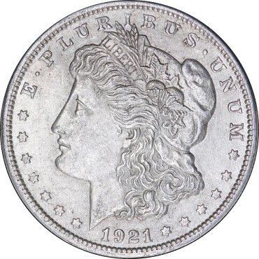 Серебряная монета Доллар Моргана 1 доллар 1921 США