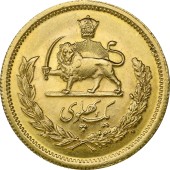 Золотая монета 1 пахлави 1978 Иран