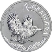 Серебряная монета 1oz Кукабарра 1 доллар 2024 Австралия