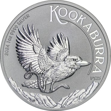 Срібна монета 1oz Кукабарра 1 долар 2024 Австралія