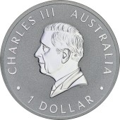 Серебряная монета 1oz Кукабарра 1 доллар 2024 Австралия