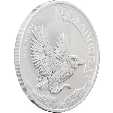 Срібна монета 1oz Кукабарра 1 долар 2024 Австралія