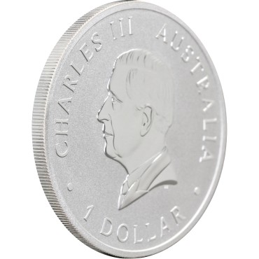 Срібна монета 1oz Кукабарра 1 долар 2024 Австралія