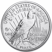 Срібний раунд 1oz Мирний Долар США