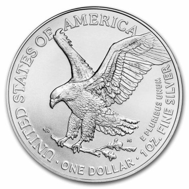 Срібна монета 1oz Американський Орел 1 долар 2024 США (NGC MS69)