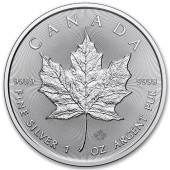 Срібна монета 1oz Кленовий Лист 5 доларів 2024 Канада (MintDirect® Premier + PCGS FS®)