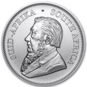 Серебряная монета 1oz Крюгерранд 1 ранд 2023 Южная Африка