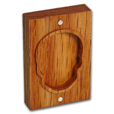 Серебряный раунд 2oz Человеческий Череп США