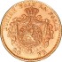 Золота монета 20 франків 1874 Бельгія