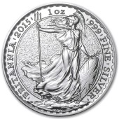 Срібна монета 1oz Британія 2 англійських фунта 2015 Британія