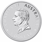 Срібна монета 1oz Клинохвостий Орел 1 долар 2024 Австралія