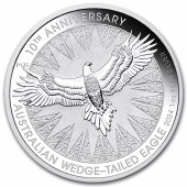 Серебряная монета 1oz Клинохвостый Орел 1 доллар 2024 Австралия