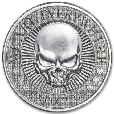 Срібний раунд 2oz Череп США