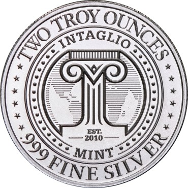 Срібний раунд 2oz Pecunia Non Ole США