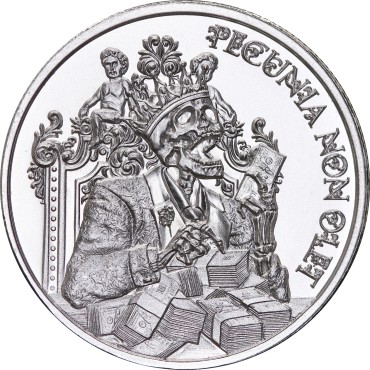 Срібний раунд 2oz Pecunia Non Ole США