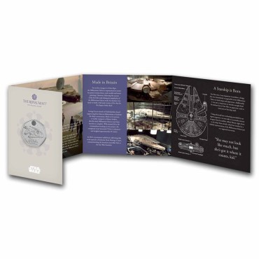 Монета Звездные Войны: Тысячелетний Cокол 50 пенсов 2024 Великобритания