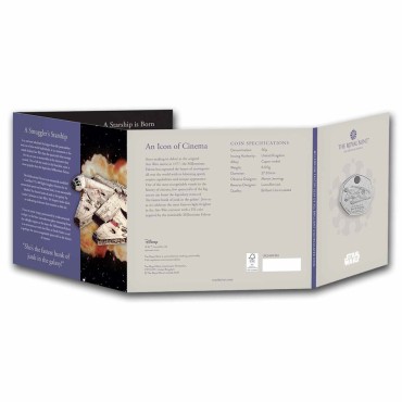 Монета Звездные Войны: Тысячелетний Cокол 50 пенсов 2024 Великобритания