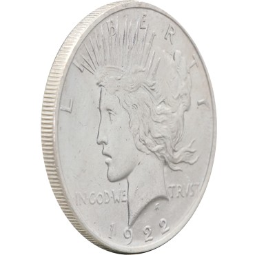 Срібна монета Мирний Долар 1 долар 1922 США (BU)