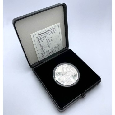 Срібна монета 20g Історія Залізниць "Адлер" 7 вон 2003 Північна Корея