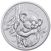 Серебряная монета 1oz Коала 1 доллар 2024 Австралия