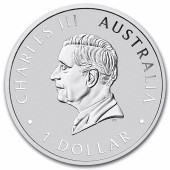 Срібна монета 1oz Клинохвостий Орел "10-річчя" 1 долар 2024 Австралія