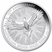 Срібна монета 1oz Клинохвостий Орел "10-річчя" 1 долар 2024 Австралія