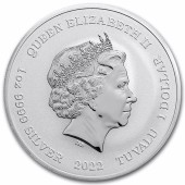 Серебряная монета 1oz Фантом 1 доллар 2022 Тувалу
