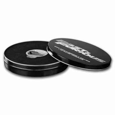 Серебряная монета 1oz Форсаж 2 доллара 2023 Ниуэ (Рутениевое покрытие)