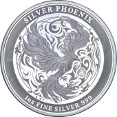 Серебряная монета 1oz Феникс 2 доллара 2024 Ниуэ (Prooflike)