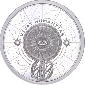Серебряная монета 1oz Да Здравствует Человечество "Vivat Humanitas" 5 долларов 2024 Токелау