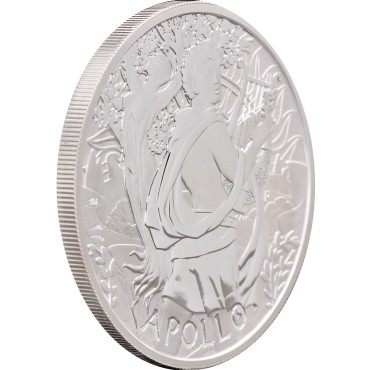Срібна монета 1oz Боги Олімпу "Аполлон" 1 долар 2023 Тувалу