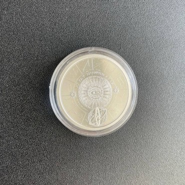 Срібна монета 1oz Хай Живе Людство "Vivat Humanitas" 5 доларів 2024 Токелау