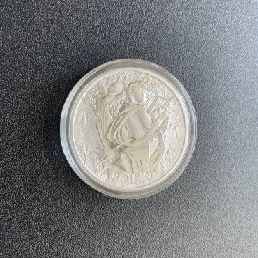 Серебряная монета 1oz Боги Олимпа "Аполлон" 1 доллар 2023 Тувалу