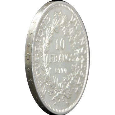Серебряная монета 10 франков 1965-1970 год Франция