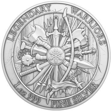 Срібний раунд 1oz Легендарні Воїни: Джеронімо США