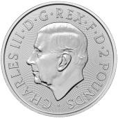 Срібна монета 1oz Міфи та Легенди: Беовульф та Грендель 2 англійських фунта 2024 Великобританія