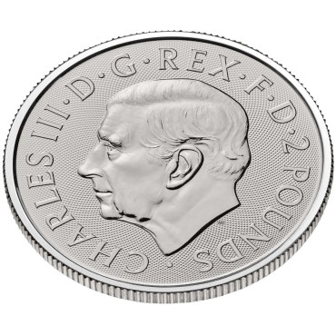 Срібна монета 1oz Міфи та Легенди: Беовульф та Грендель 2 англійських фунта 2024 Великобританія